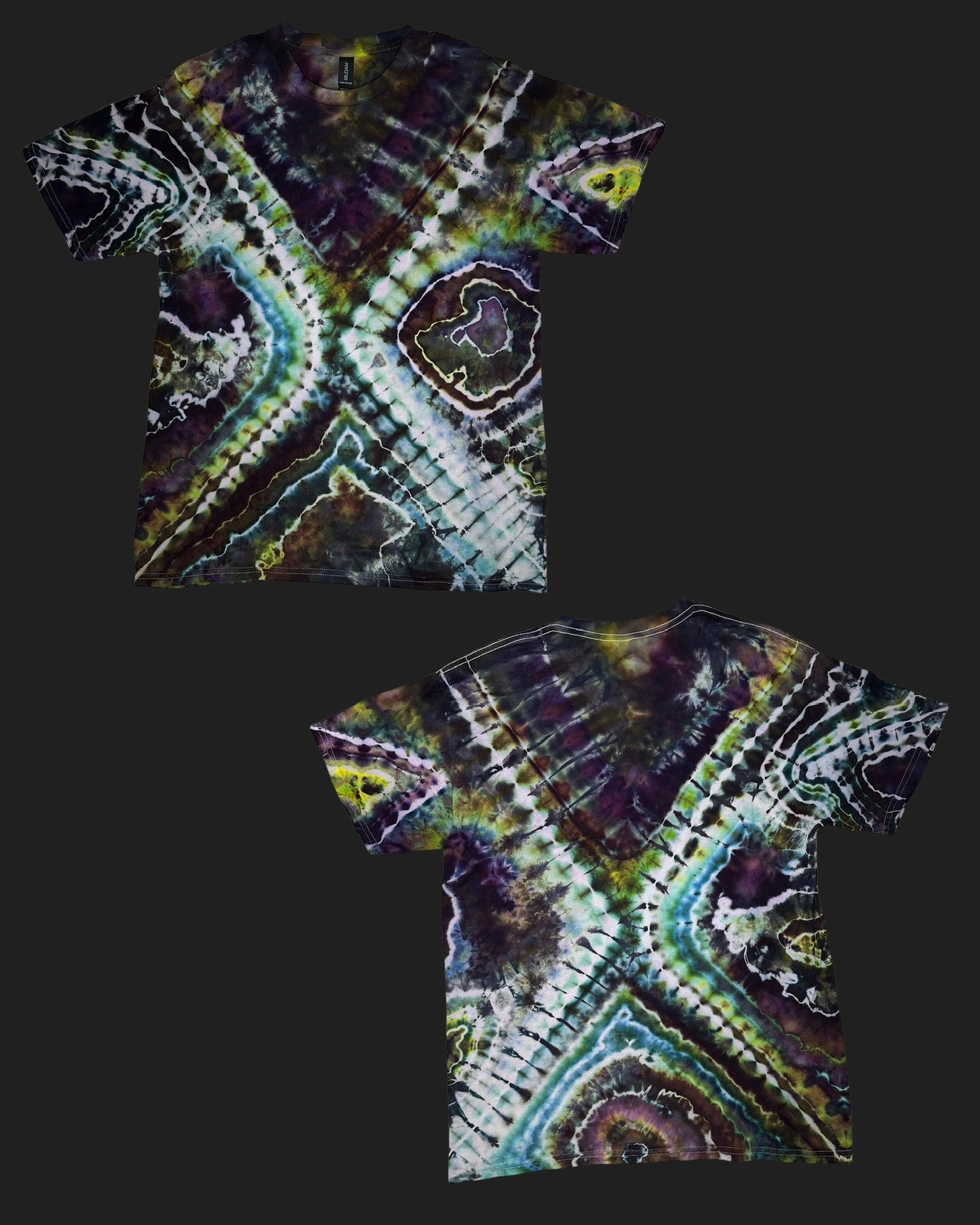 Purple/Green Ice Dye - Large