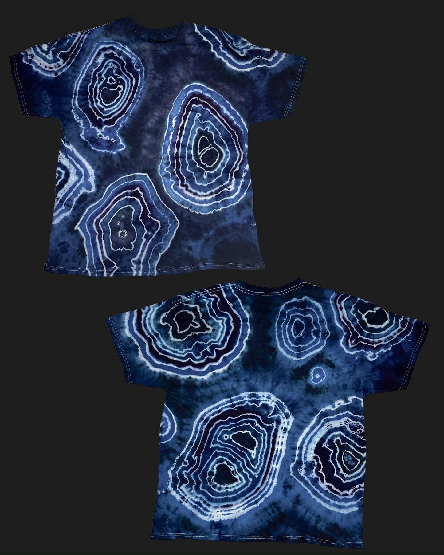 Blue Geode Ice Dye - XL